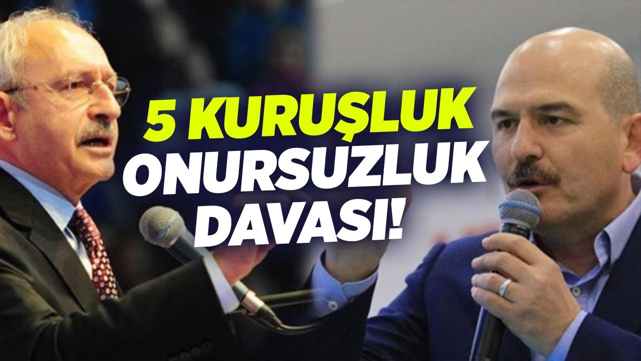 5 Kuruşluk Onursuzluk Davası! Kemal Kılı&ccedil;daroğlu - S&uuml;leyman Soylu | Savaş Kerimoğlu KRT Ana Haber