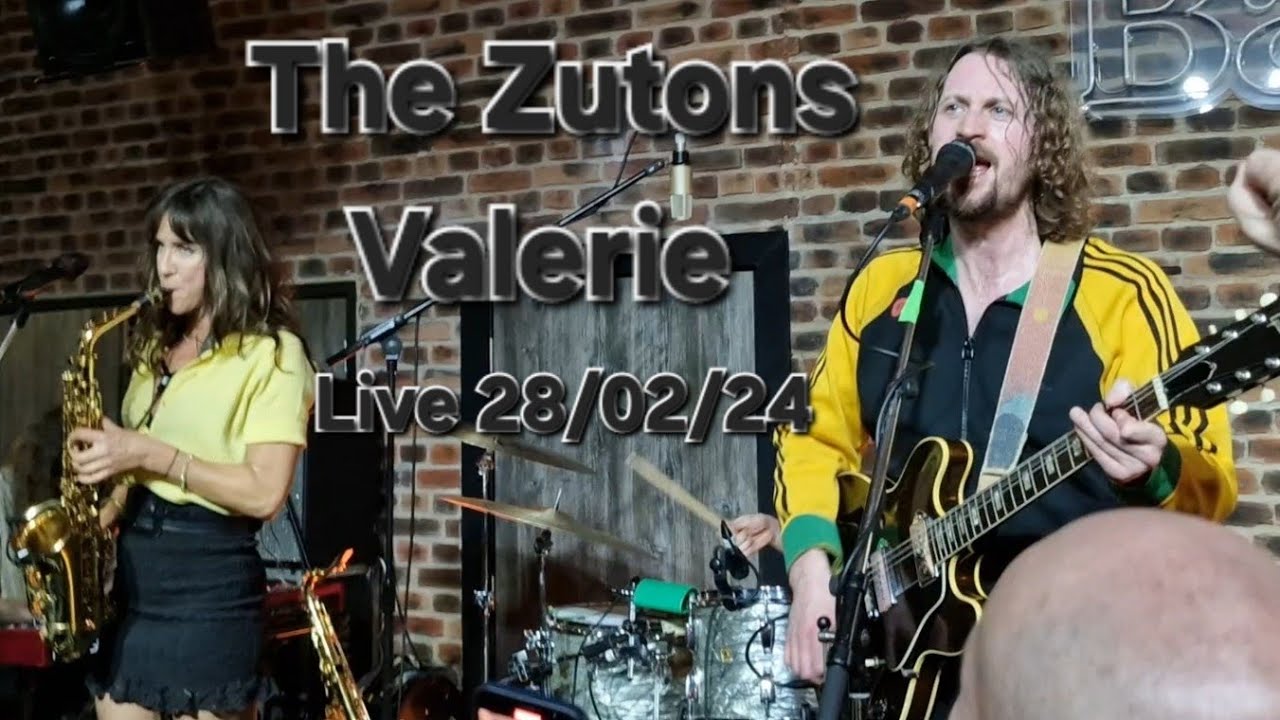 The Zutons - Valerie - played live at Bask. in Stockport on 28th February 2024
