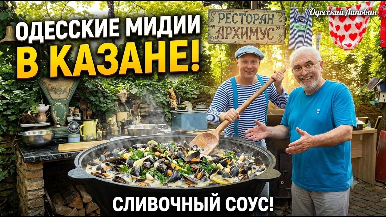 Дичь и черноморские мидии в казане. Вы никогда не ели такой плов! Рецепты из Одессы