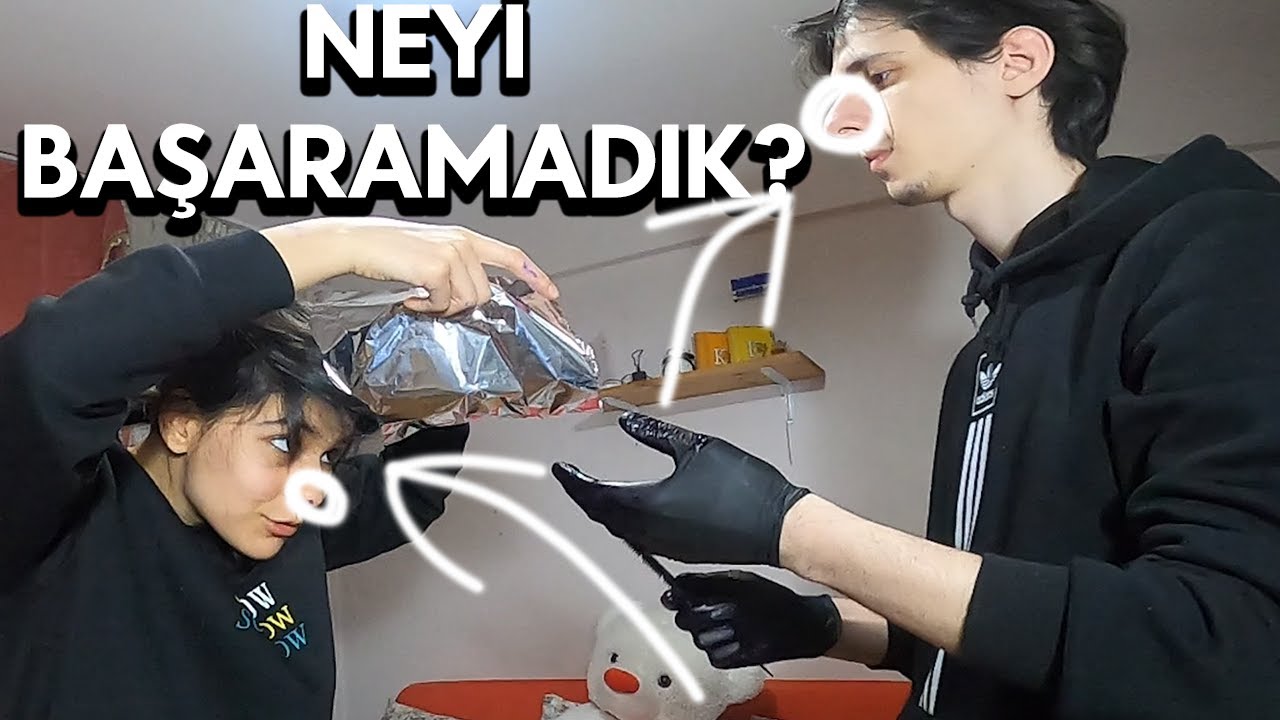 SEVGİLİM SAÇLARIMI BOYUYOR