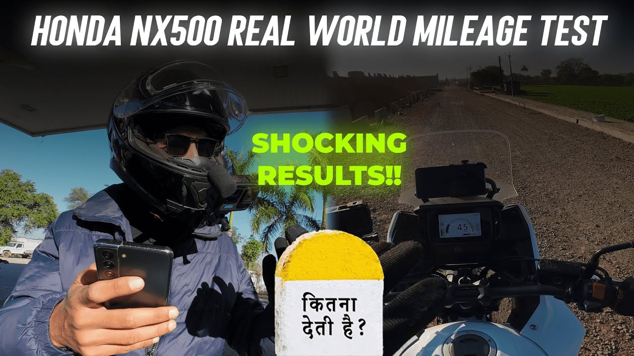 Honda NX500's True Mileage: Tested & Proven | Honda NX500 Mileage Test