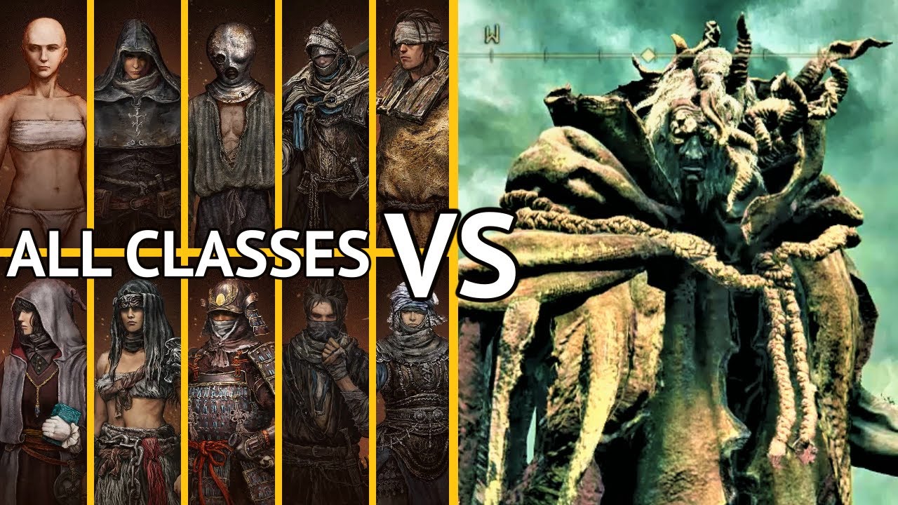 Every Starting Class VS Margit The Fell Omen - Elden Ring