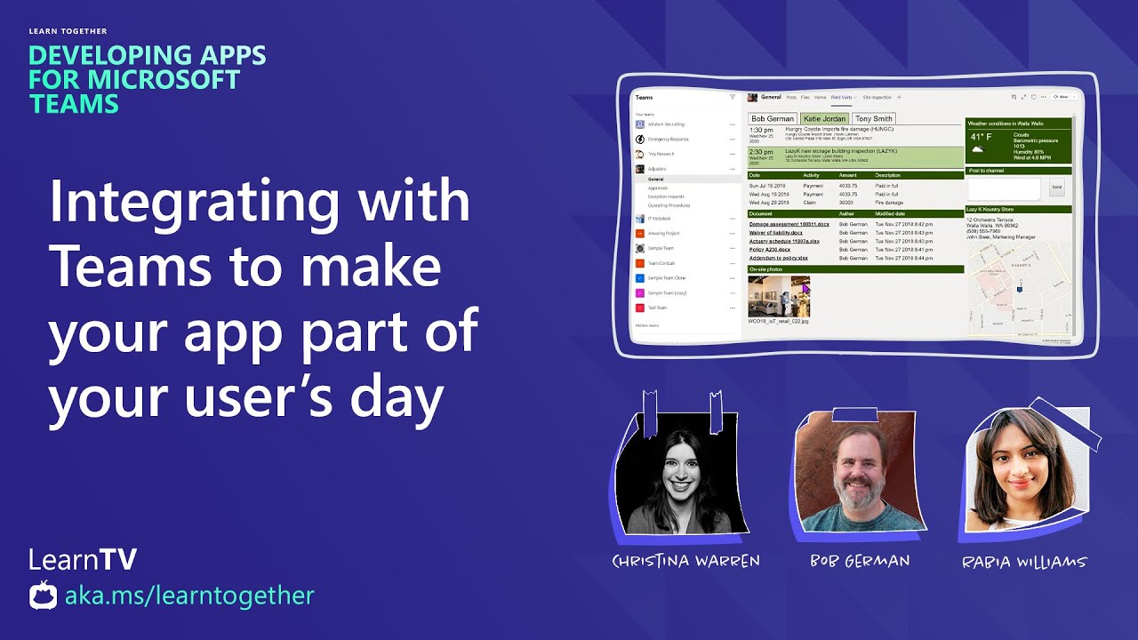 Integrating with Teams to make your app part of your user’s day