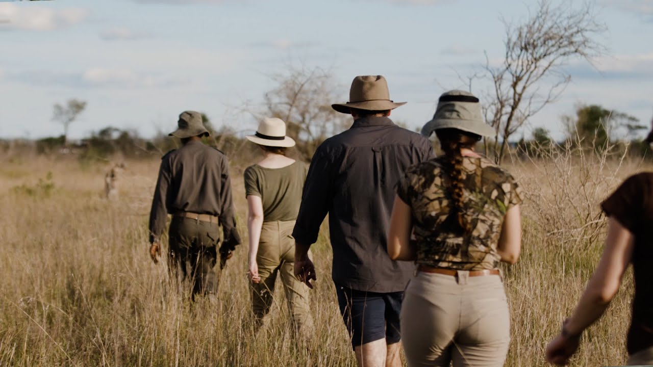 On Foot In The Kruger National Park. Lions, Elephants & Good times on The Sweni Wilderness Trail!