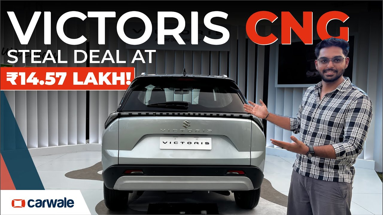 Rs. 14.57 Lakh Maruti Victoris ZXi CNG Walkaround | Interior, Features, and Boot Space Detailed