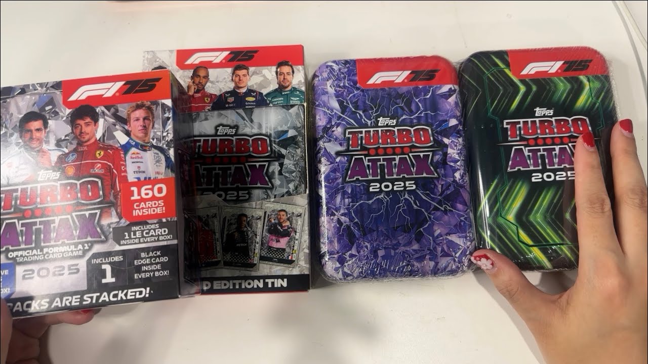 Unboxing 358 cards (Turbo Attax 2025)