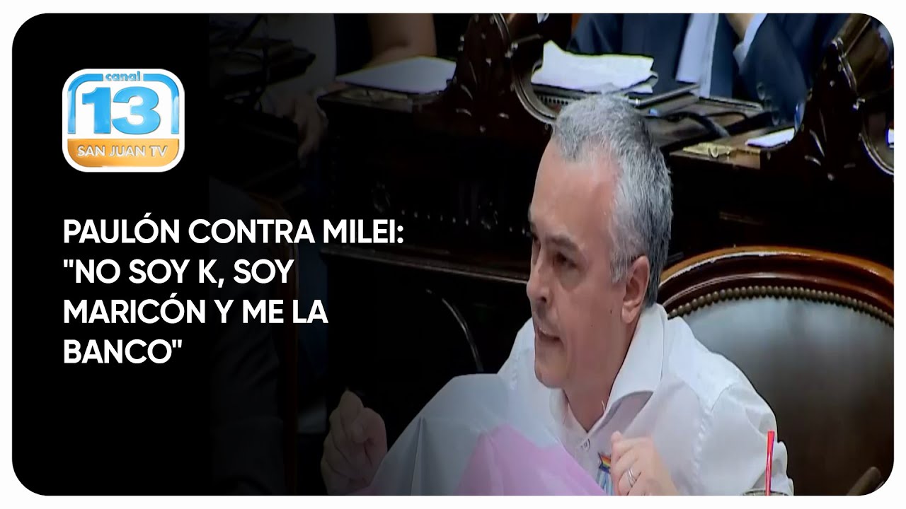 Paul&oacute;n contra Milei: 
