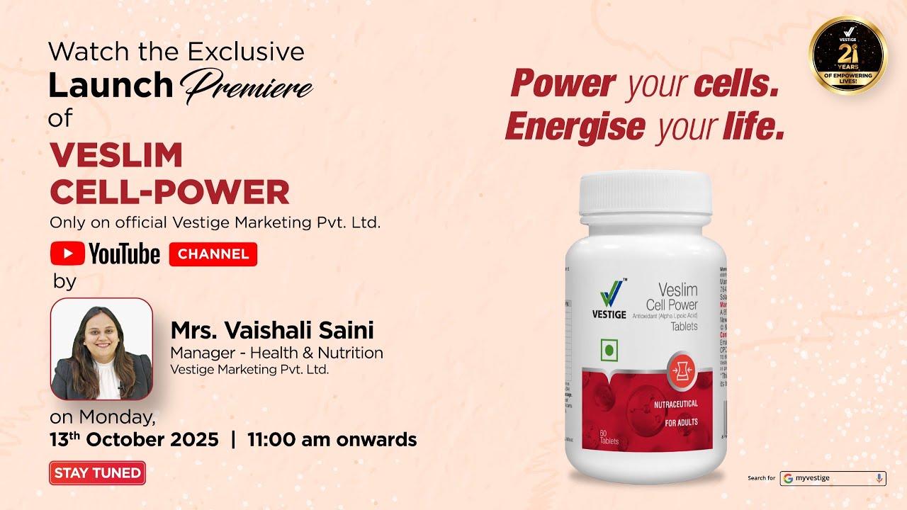 Launch of Vestige Veslim Cell Power | Manage Weight Better