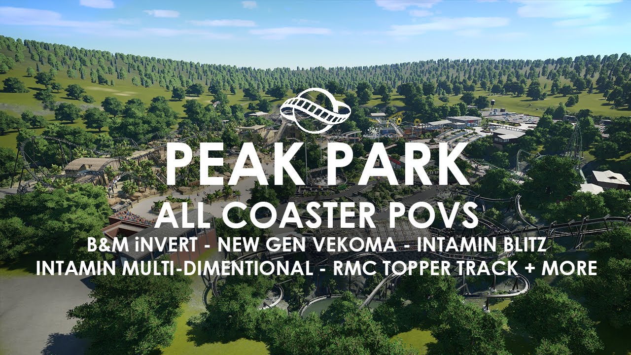 Peak Park - All Roller Coasters - 4K POV - Planet Coaster