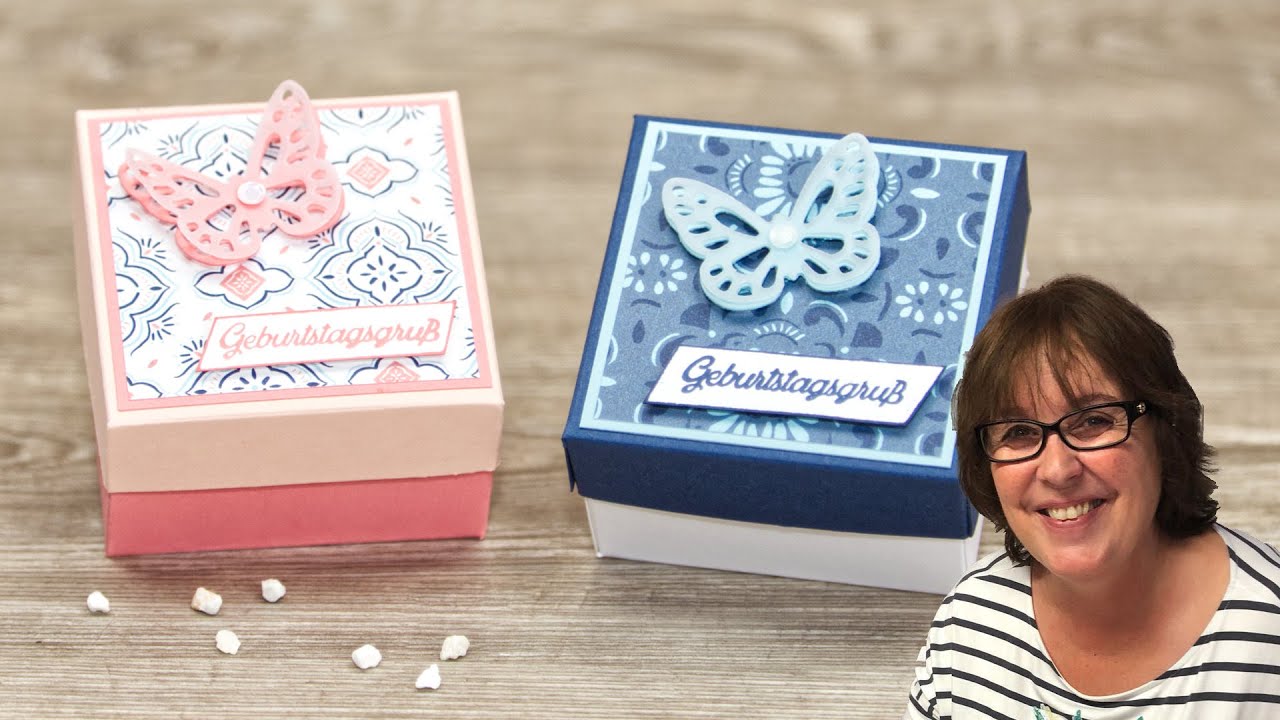Kleine Überraschungsbox mit Botschaft・Gutschein für gemeinsame Zeit ・Stampin’ Up!