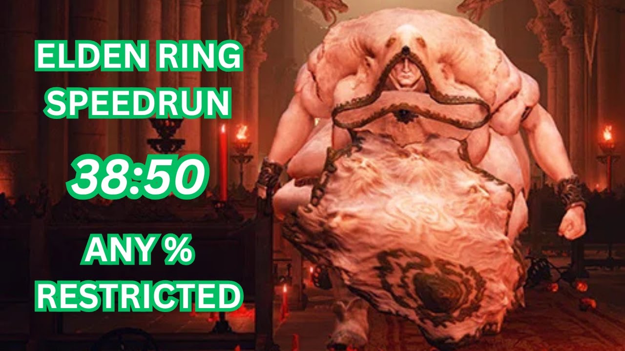Elden Ring Any% Restricted SPEEDRUN in 38:50