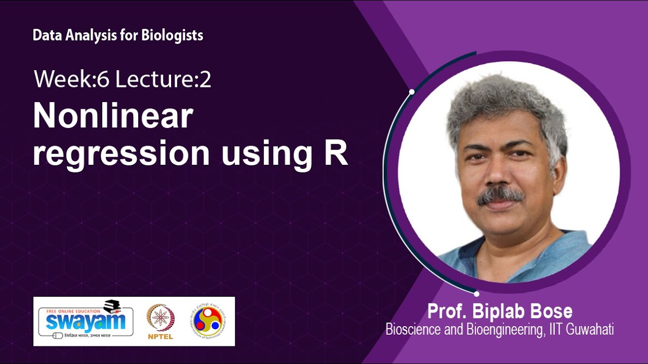 Lec 33: Nonlinear regression using R