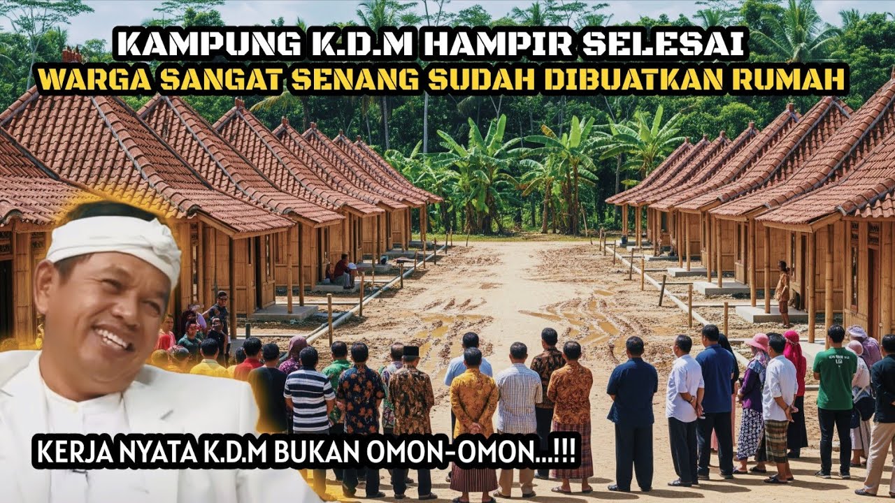 JAWA BARAT HEBOH...! Warga Sangat Senang Sudah Dibuatkan Rumah Oleh Kang Dedi Mulyadi