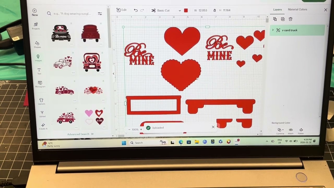 How to upload an svg to your Cricut design program 