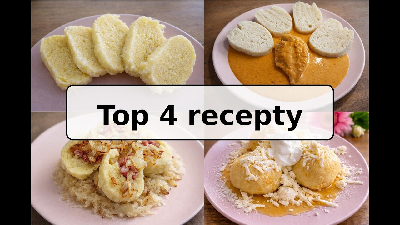 TOP 4 RECEPTY z kanálu Kouzlíme v kuchyni - recepty s nejvíce zhlédnutími