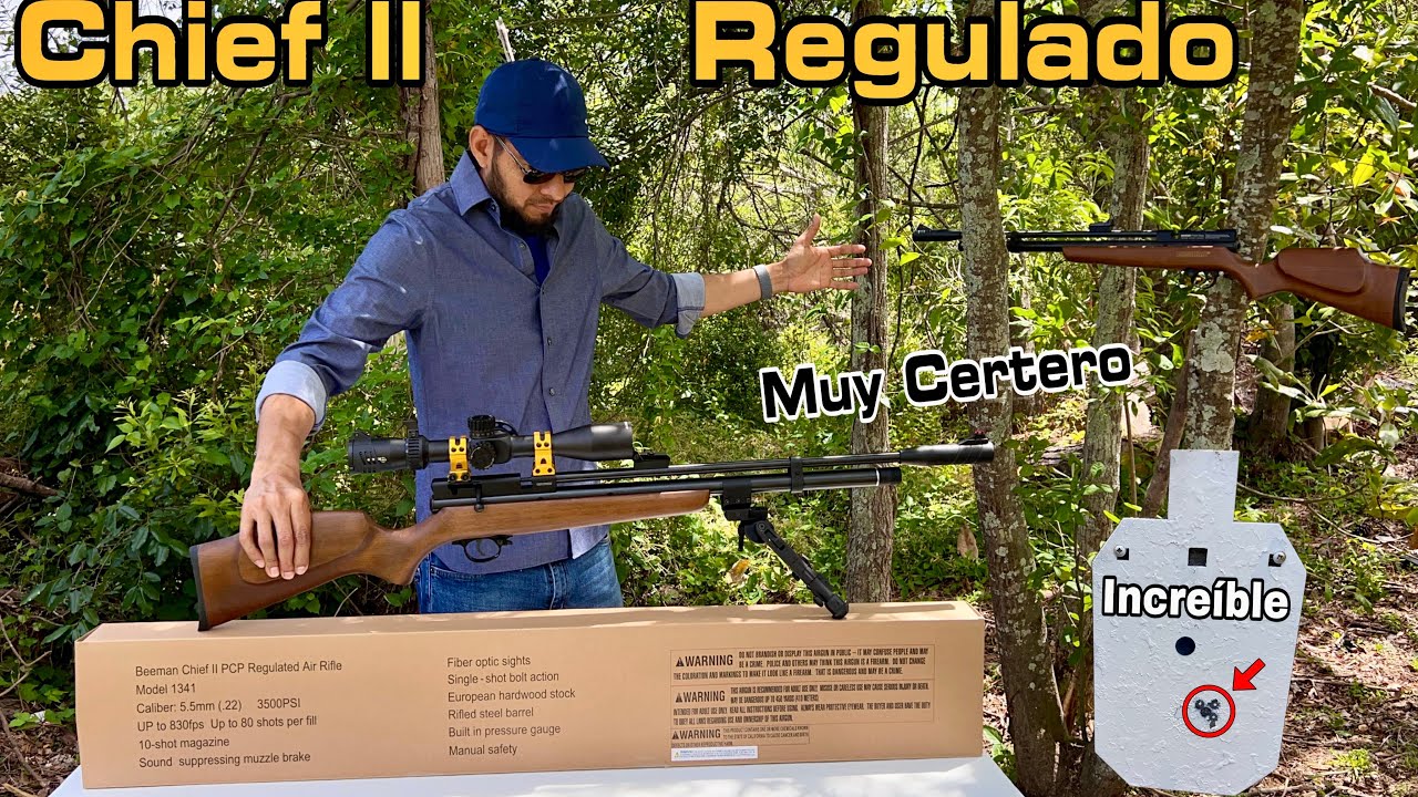 Beeman 1341 Chief ll Regulado .22 Culata De Madera(Unboxing & Review