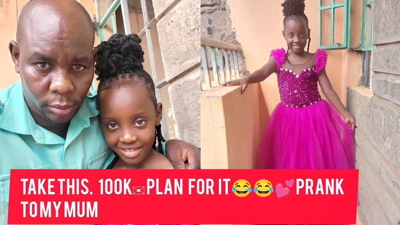 Take this 100k to buy what you need for the house😂😂without Knowing what was inside 💌✉️✉️✉️