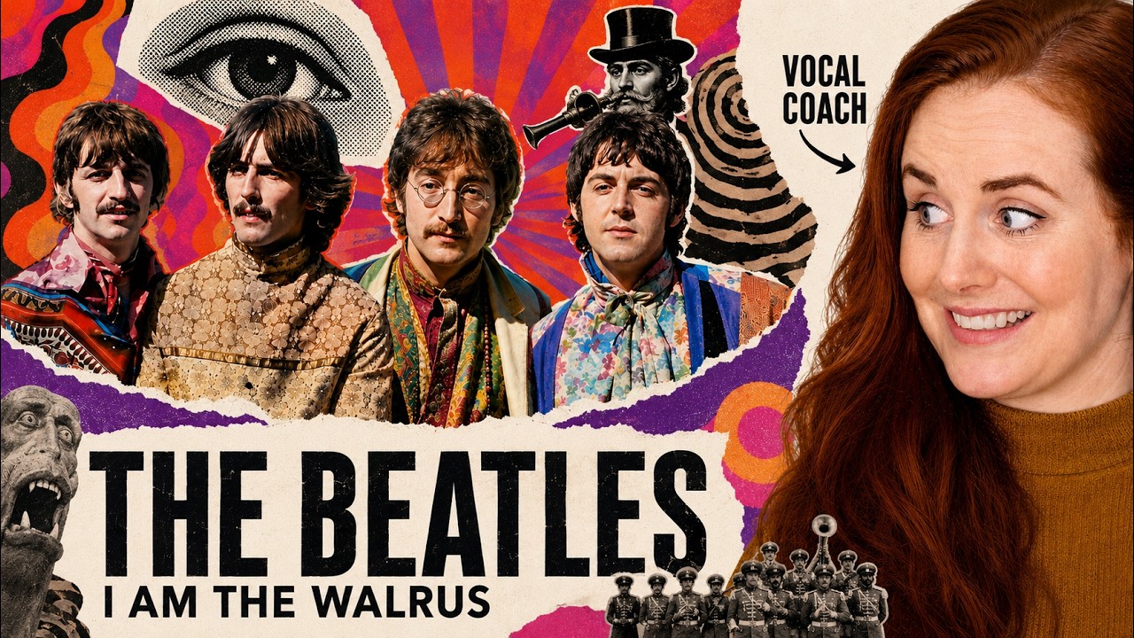 Битлз странные | The Beatles - I Am The Walrus | Реакции и анализ педагога по вокалу
