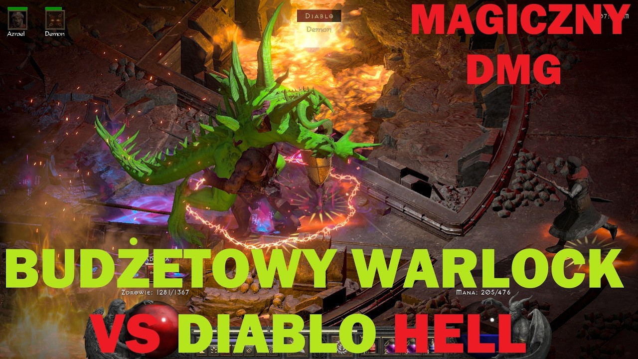 BUDŻETOWY WARLOCK VS DIABLO HELL DIABLO 2 ROTW