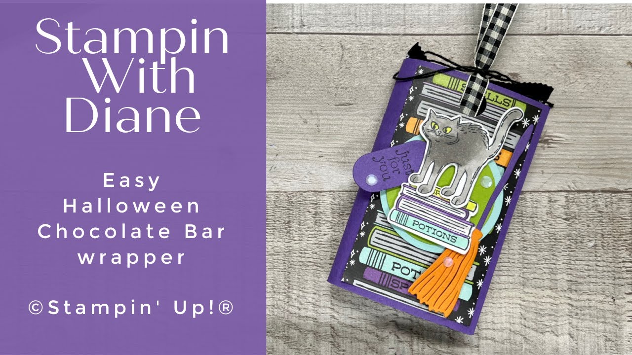 Easy Peasey Halloween Chocolate Bar Wrapper