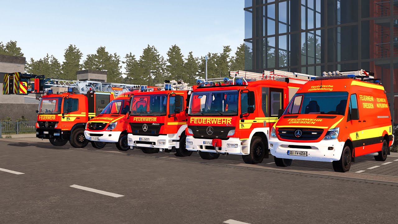 Dresden Firefighters in Action – Emergency Call 112