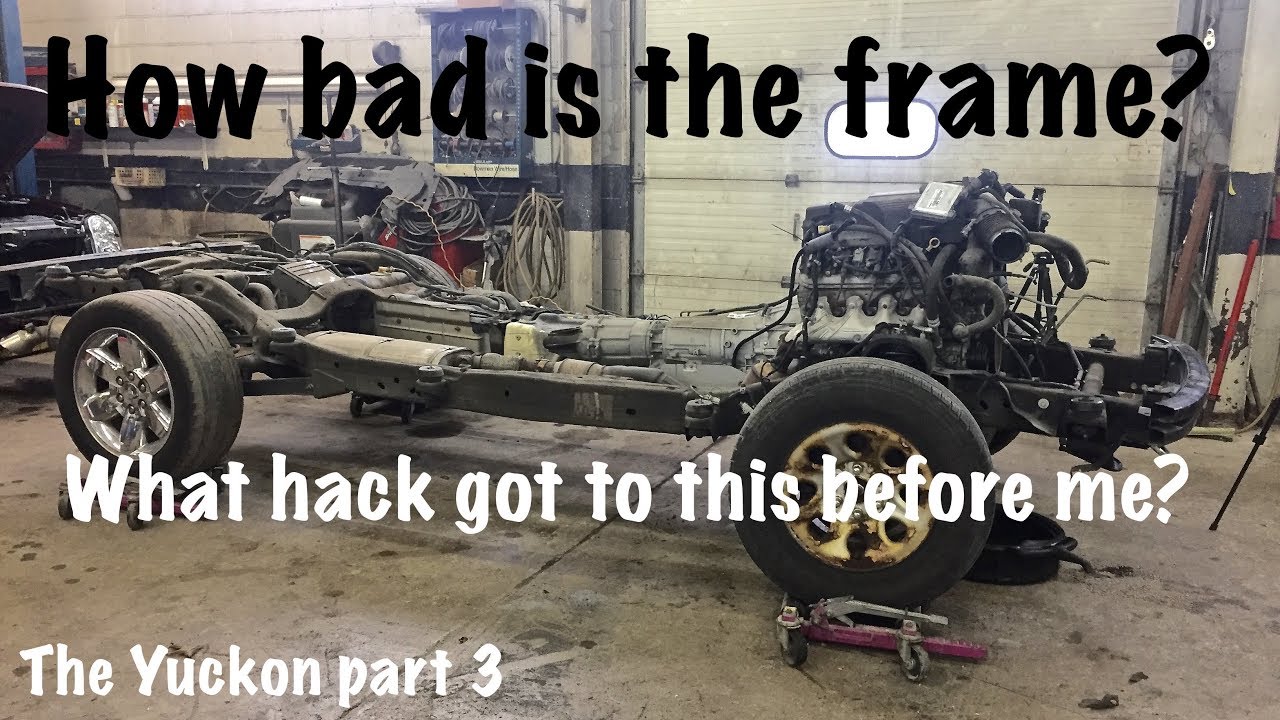 Swapping the frame on the Yukon.  The Yuckon part 3