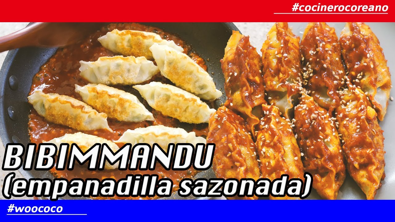 BIBIM MANDU 비빔만두 l COMIDA COREANA l C&Oacute;MOHACER  l RECETAF&Aacute;CIL l COMIDA CALLEJERA COREANA