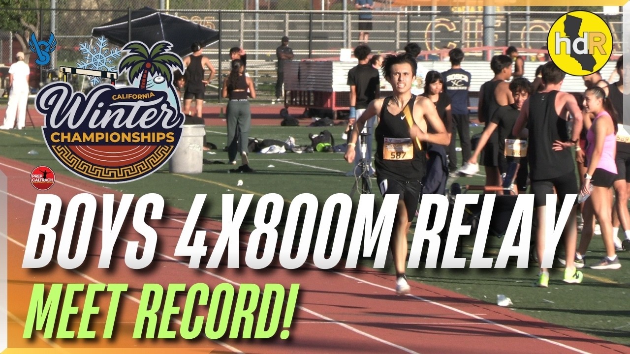 2026 TF - California Winter Championships - Boys 4x800M Relay Finals, Meet Record!!!!