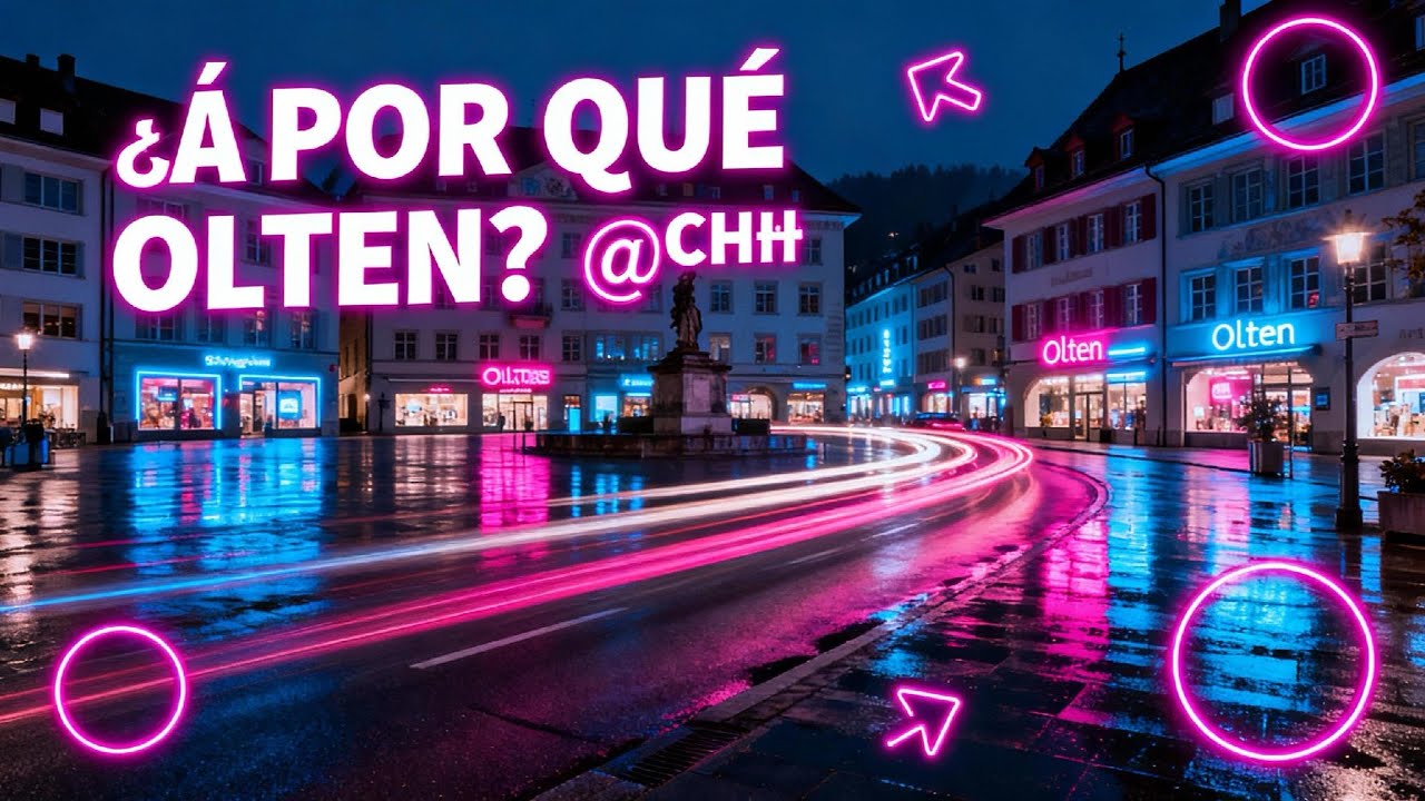 Explorando las incre&iacute;bles calles de OLTEN, Suiza.