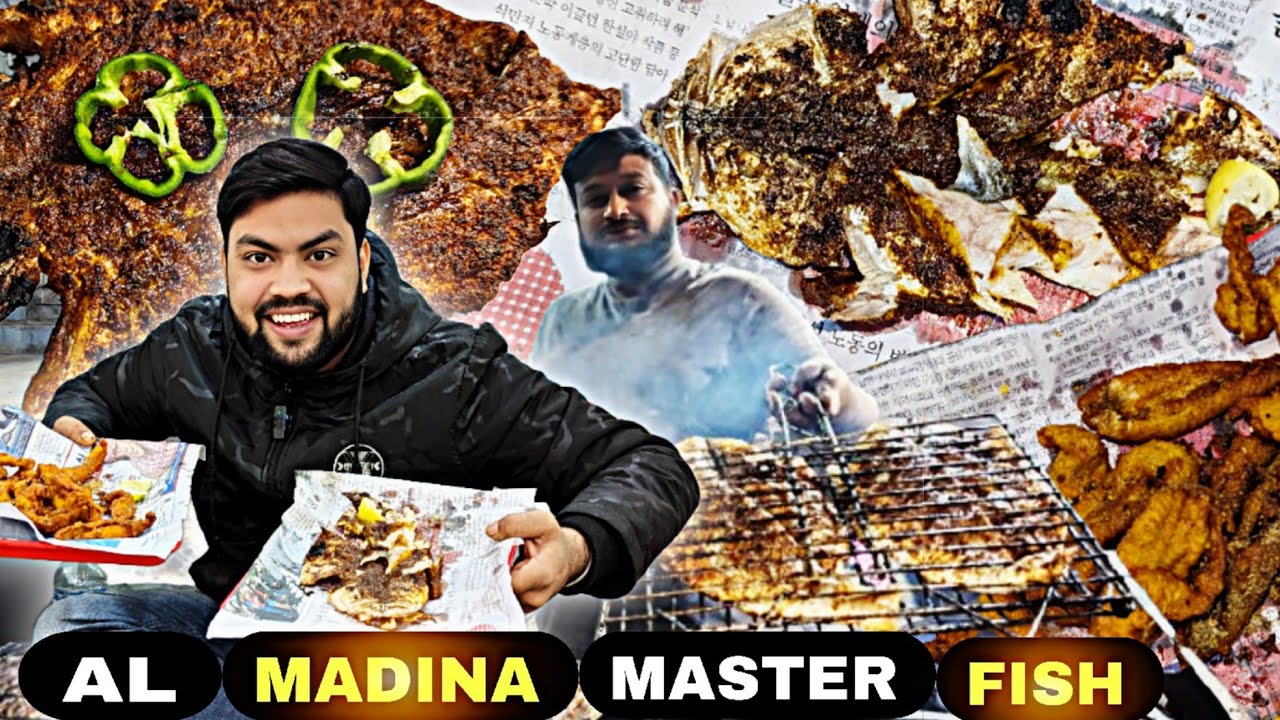 Grilled Fish & Prawn Karahi | Al Madina | Master Fish | Orangi 1 No | Best Street Food #viralvideo