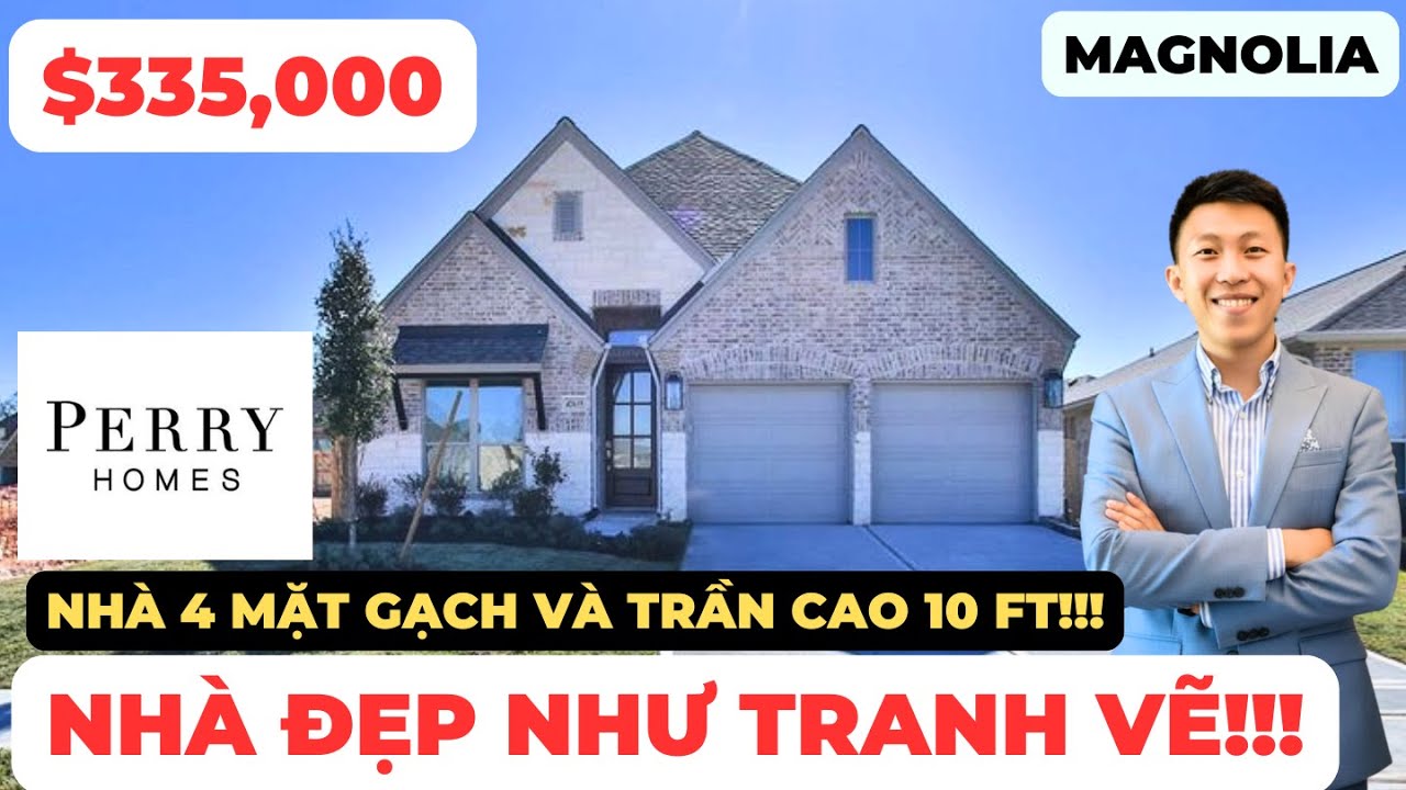 #259 Магнолия - PERRY HOMES - СУПЕР-РОСКОШНЫЙ ЖИЛОЙ РАЙОН С КОЛЛЕДЖЕМ, РАСПОЛОЖЕННЫМ ПРЯМО НА ТЕР...