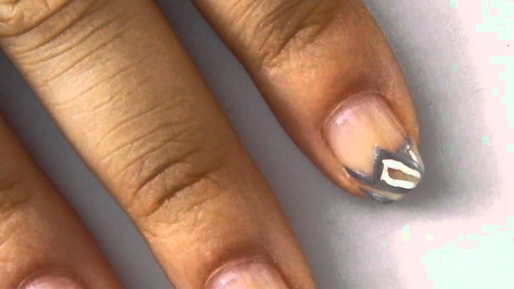 Funky French Tip Nail Art Tutorial