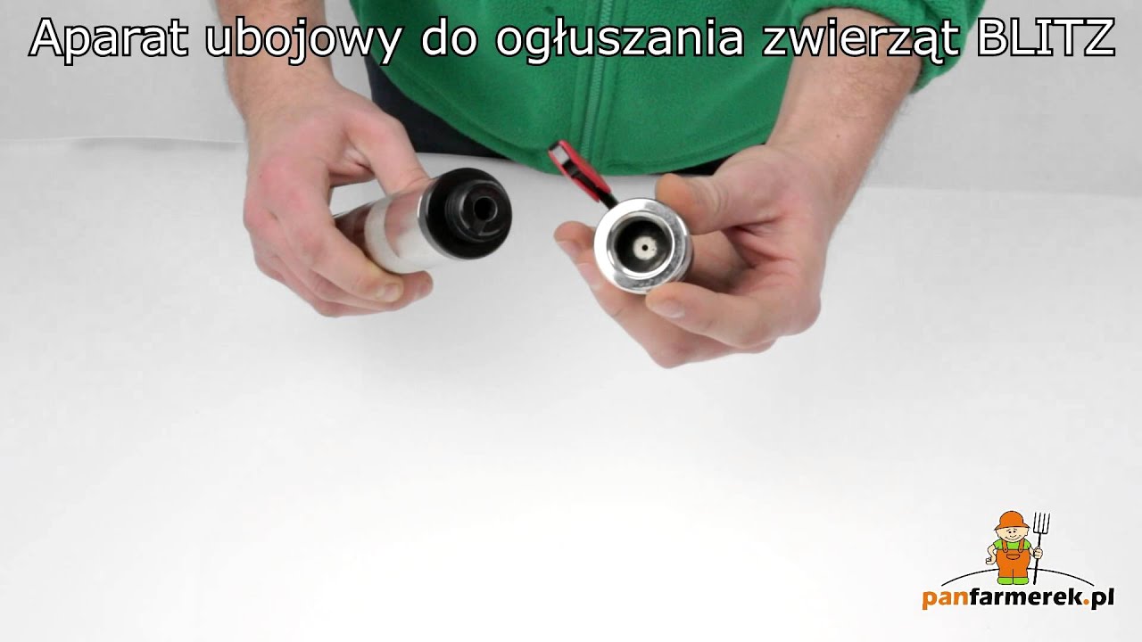 Aparat ubojowy, przyrząd do ogłuszania zwierząt przed ubojem BLITZ