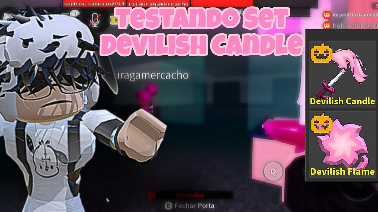 •Testando Set Devilish Candle | Flee The Facility | Roblox•