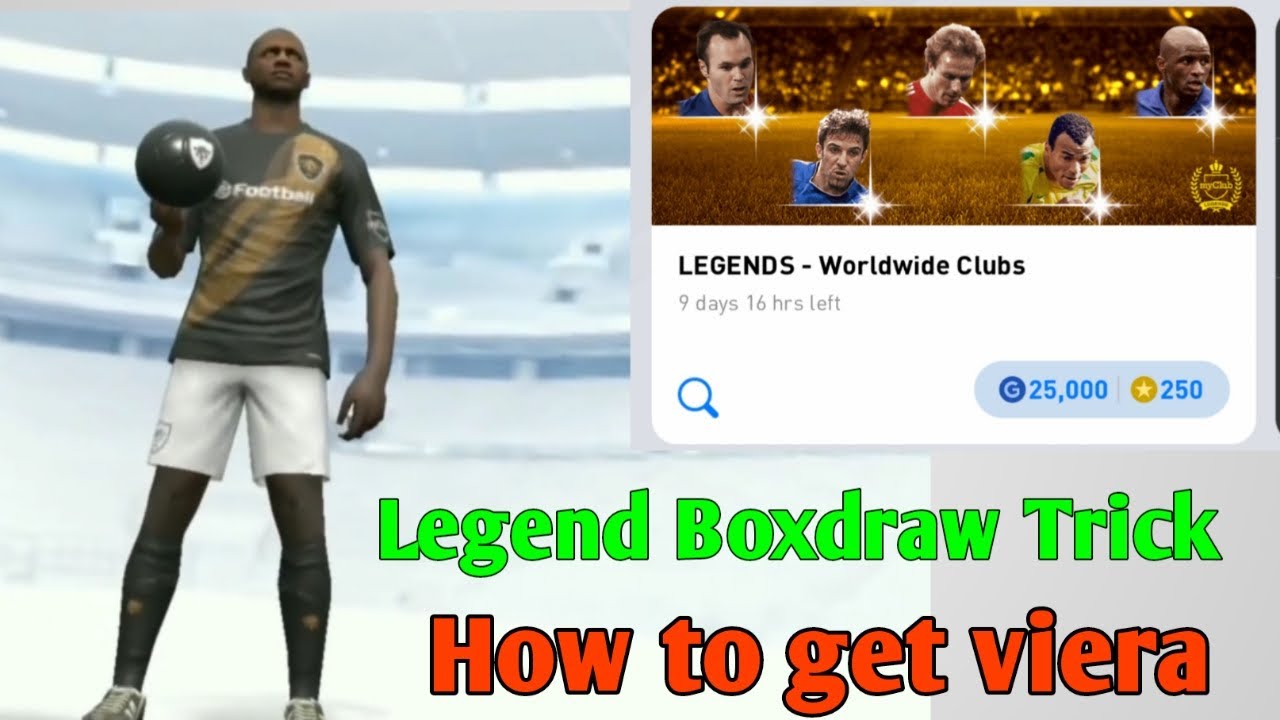 Legend Boxdraw Trick in PES 2020 || How to get Viera