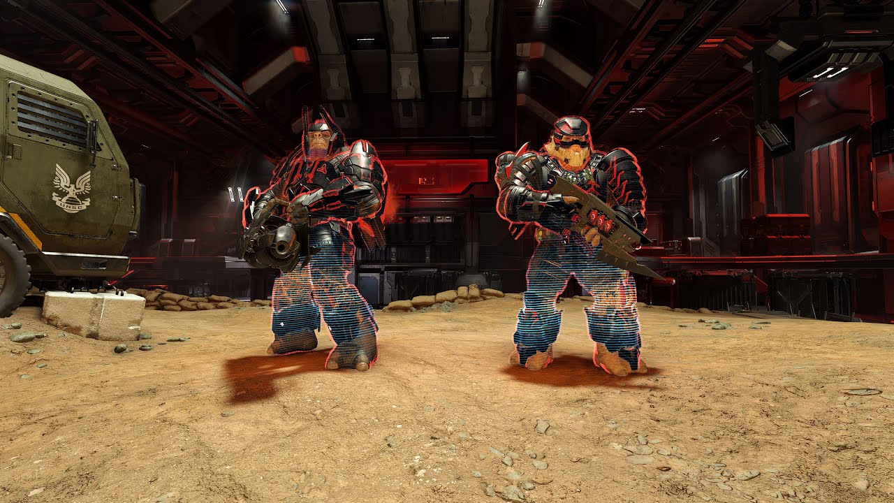 Hyperius and Tovarus Battle Against Halo Infinite Bosses - Halo Infinite AI Battles