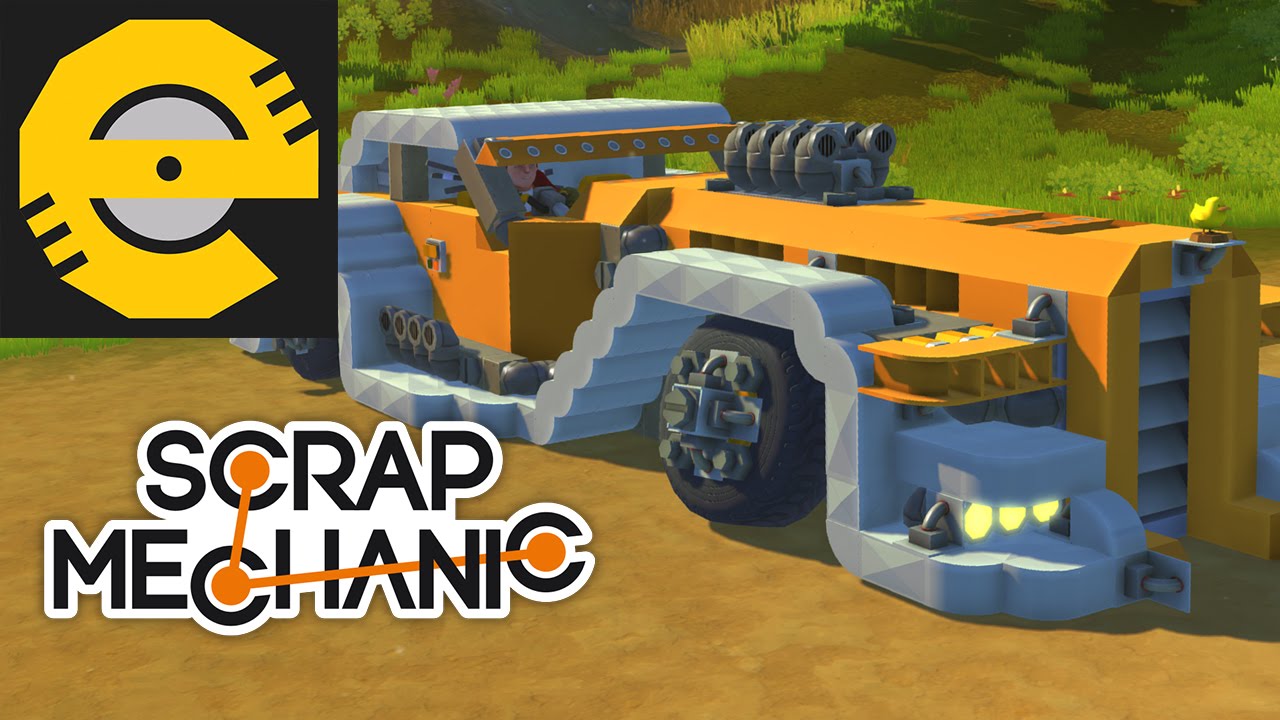 Enginerd Scrap Mechanic Creations - Low-riding Supercharged Hot Rod