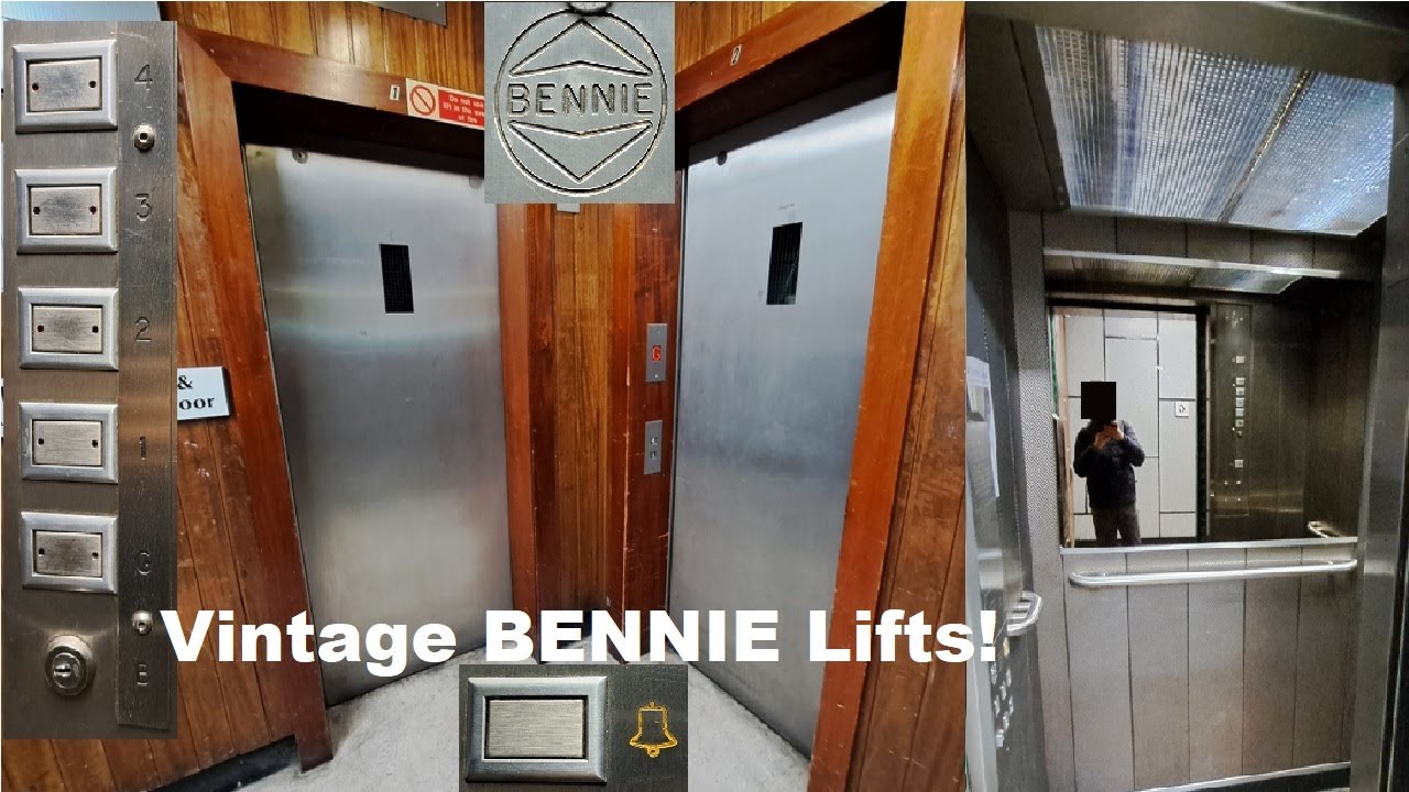 Vintage 1970's (partially modernised) Bennie Lifts - Holborn Library