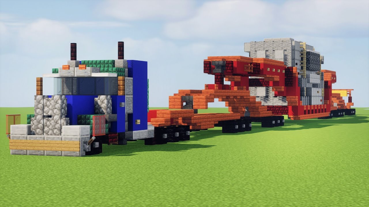 Minecraft Heavy Haul Oversized Load Truck Tutorial
