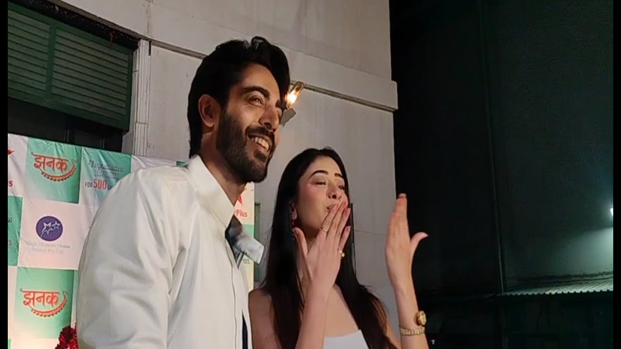 Jhanak 500 Episode ka Celebration! Hiba Nawab ,Krushal,Chandni Sharma ne Team ke Sath Kiya Celebrate