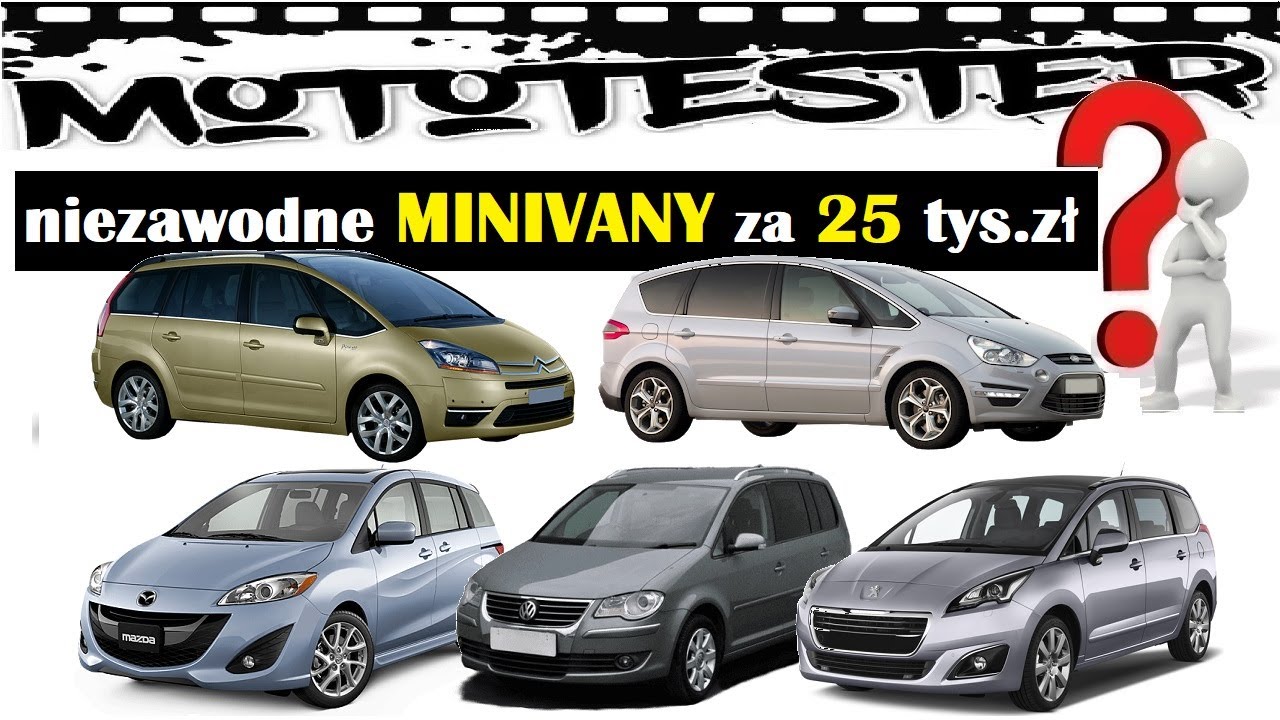 NAJLEPSZE MINIVANY za 25 tys. złotych #TOP 46 MotoTester