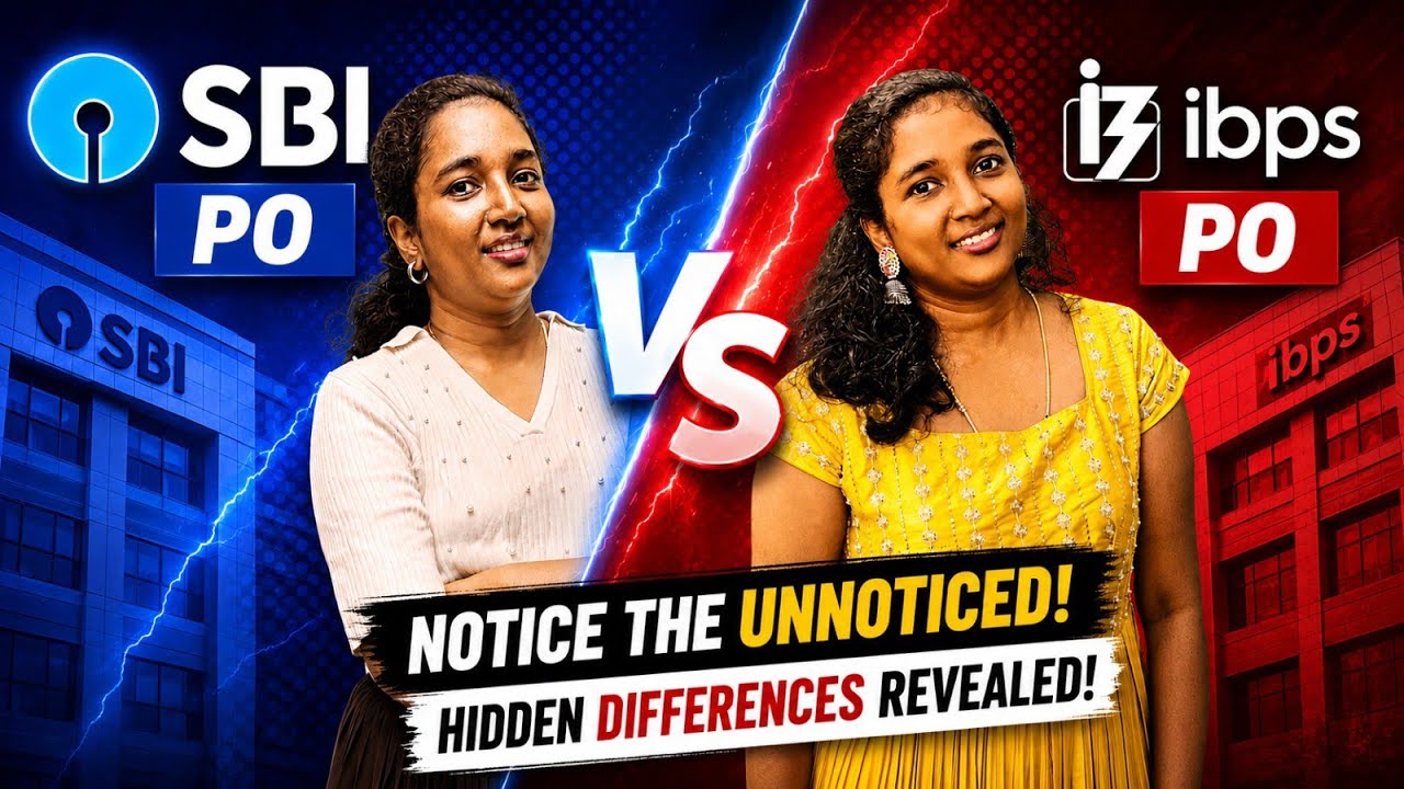 SBI PO VS IBPS PO  | HIDDEN DIFFERENCES REVEALED | NOTICE THE UNNOTICED 