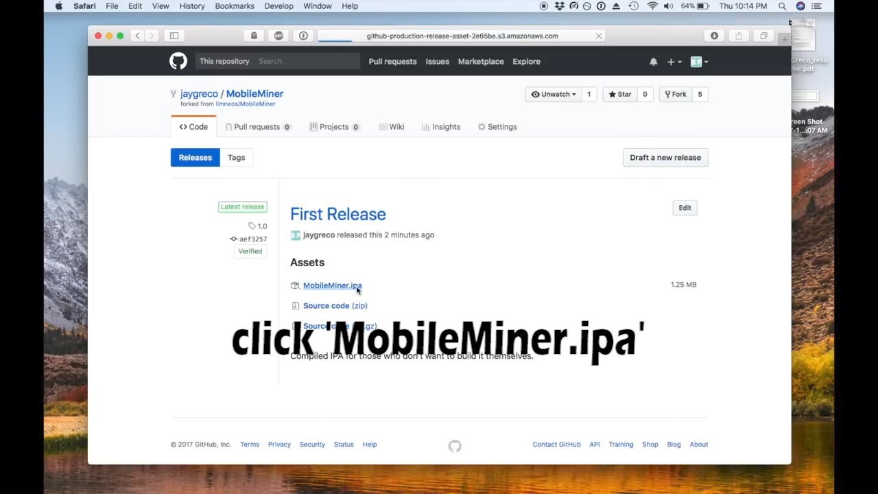 How to install Mobile Mining App into your iphone | Make money with your iphone now