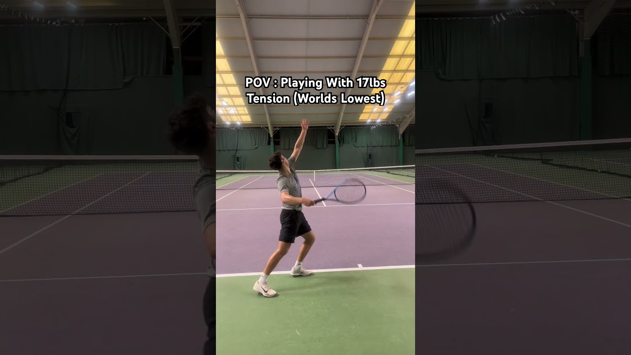 Serving With 17Lbs Tension (Worlds Lowest) 😅