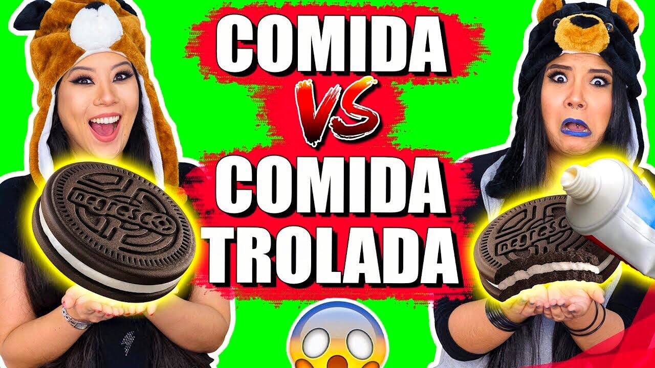 COMIDA NORMAL VS COMIDA TROLADA !! | Blog das irm&atilde;s