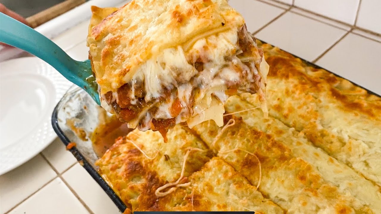 Como hacer una LASAÑA bien sabrosa, la receta más pedida este año‼️
