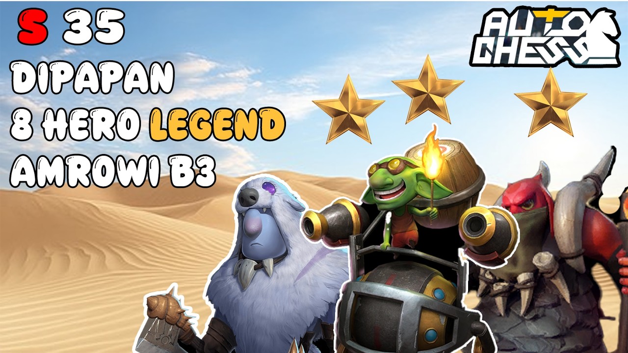 RELIC BIKIN LEGEND B3 ?! AUTO CHESS INDONESIA