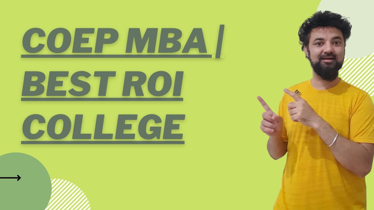 COEP MBA | Best ROI 💎 College 2 Lpa Fees | Detailed Cutoffs Placements Fees of COEP