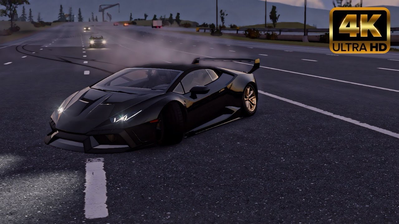 CARX STREET MOBILE - NIGHT TOUR LAMBORGHINI HURACAN GAMEPLAY (4K)