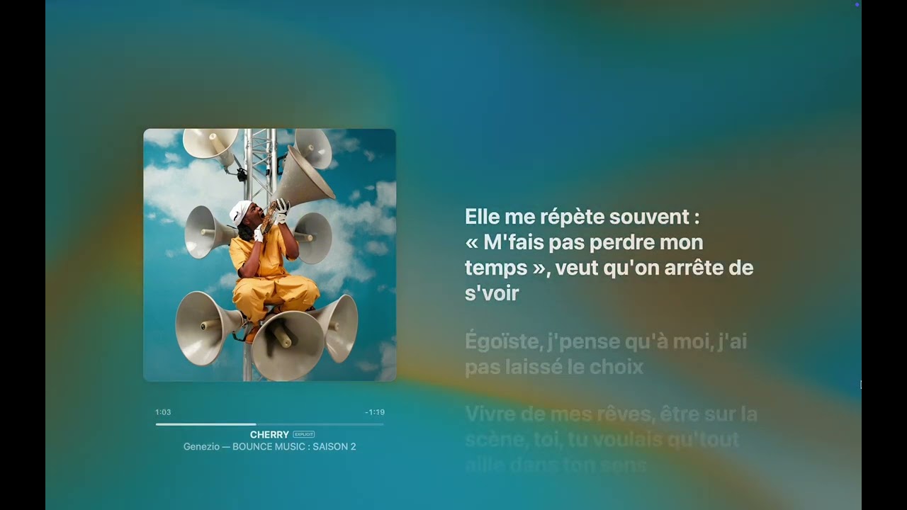 Genezio - CHERRY (Paroles)